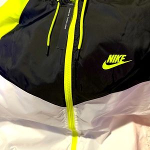 New Markdown!! Windrunner Men’s Lightweight Jacket/Hoodie fluorescent swish Logo